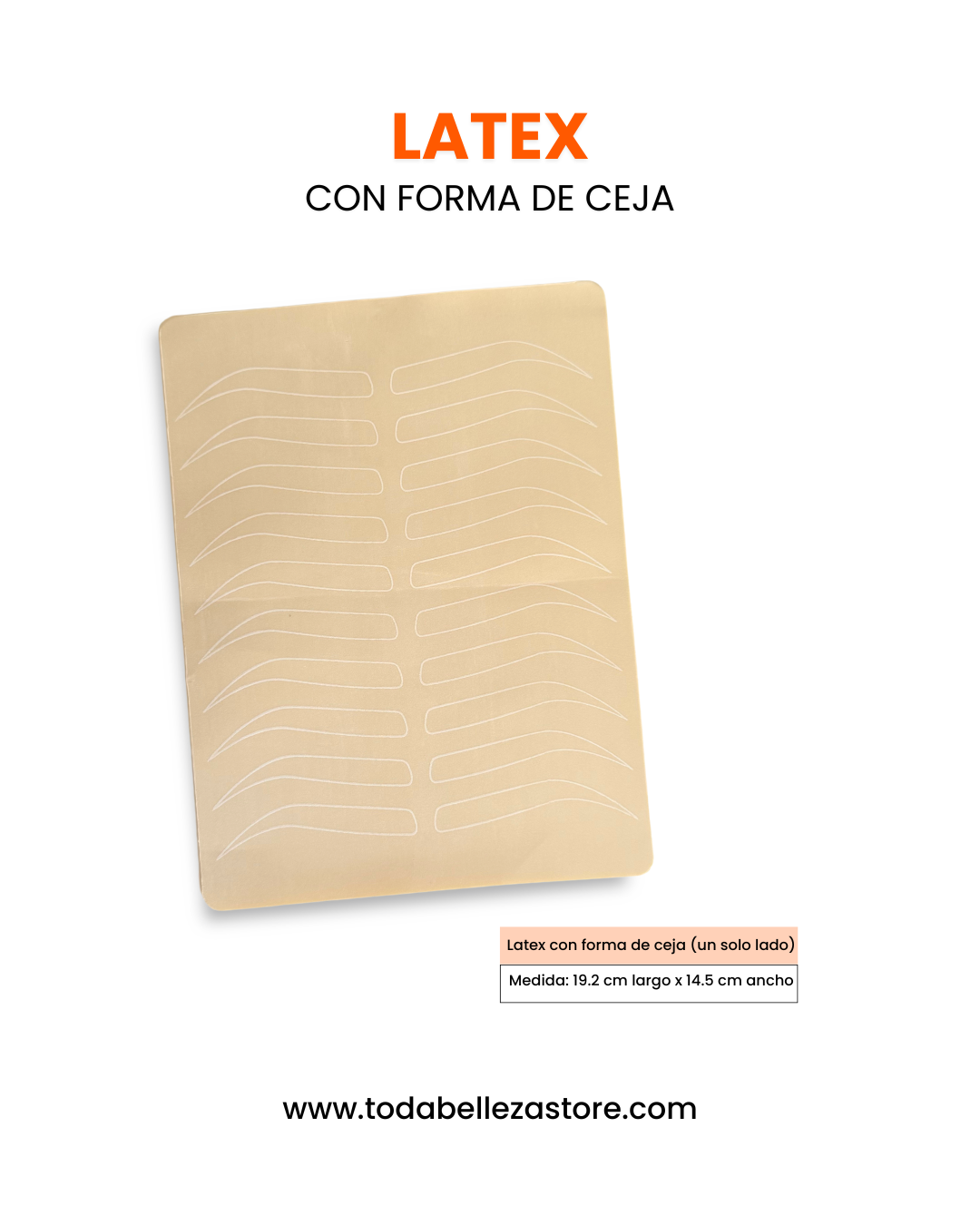 Latex para practica microblading - tatuaje