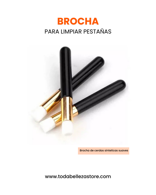 Brocha para limpiar pestañas